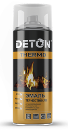 Аэрозоль термостойкая Deton Аэрозоль 520 мл, Серебристый,