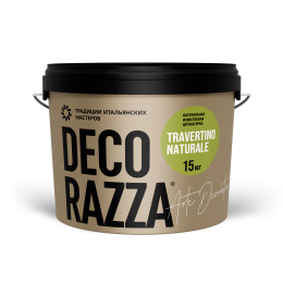 Декоративное покрытие Travertino naturale, 15 кг, RAL-цвета по заказу — Decorazza для дизайн интерьеров, для внутренних работ